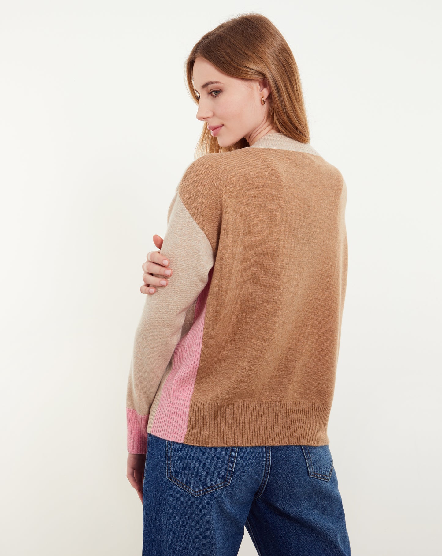 Avery Longline Colorblock V-Neck