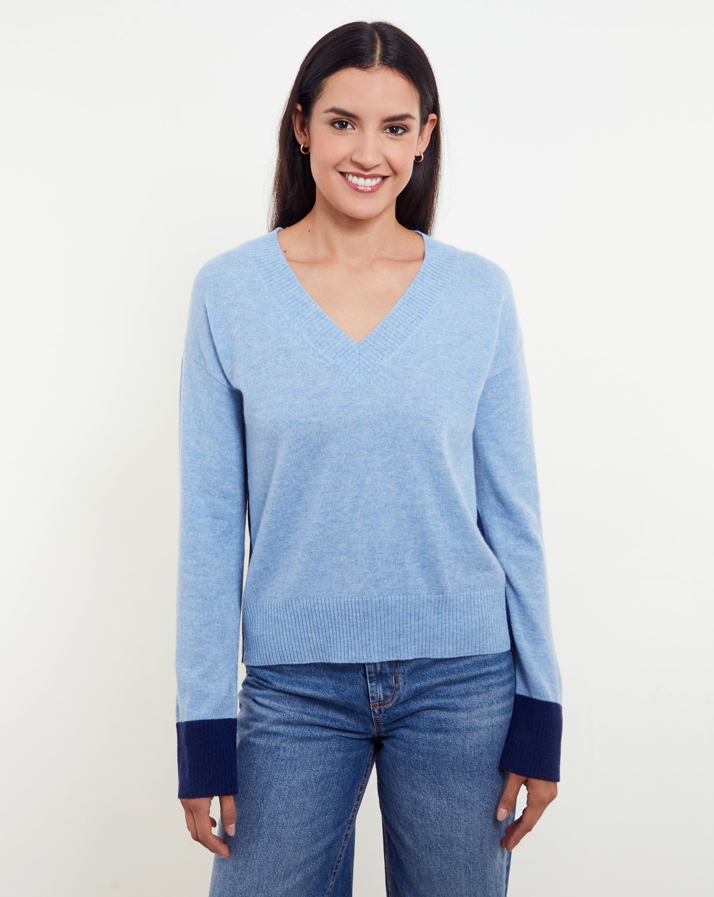 Beth Colorblock V-Neck