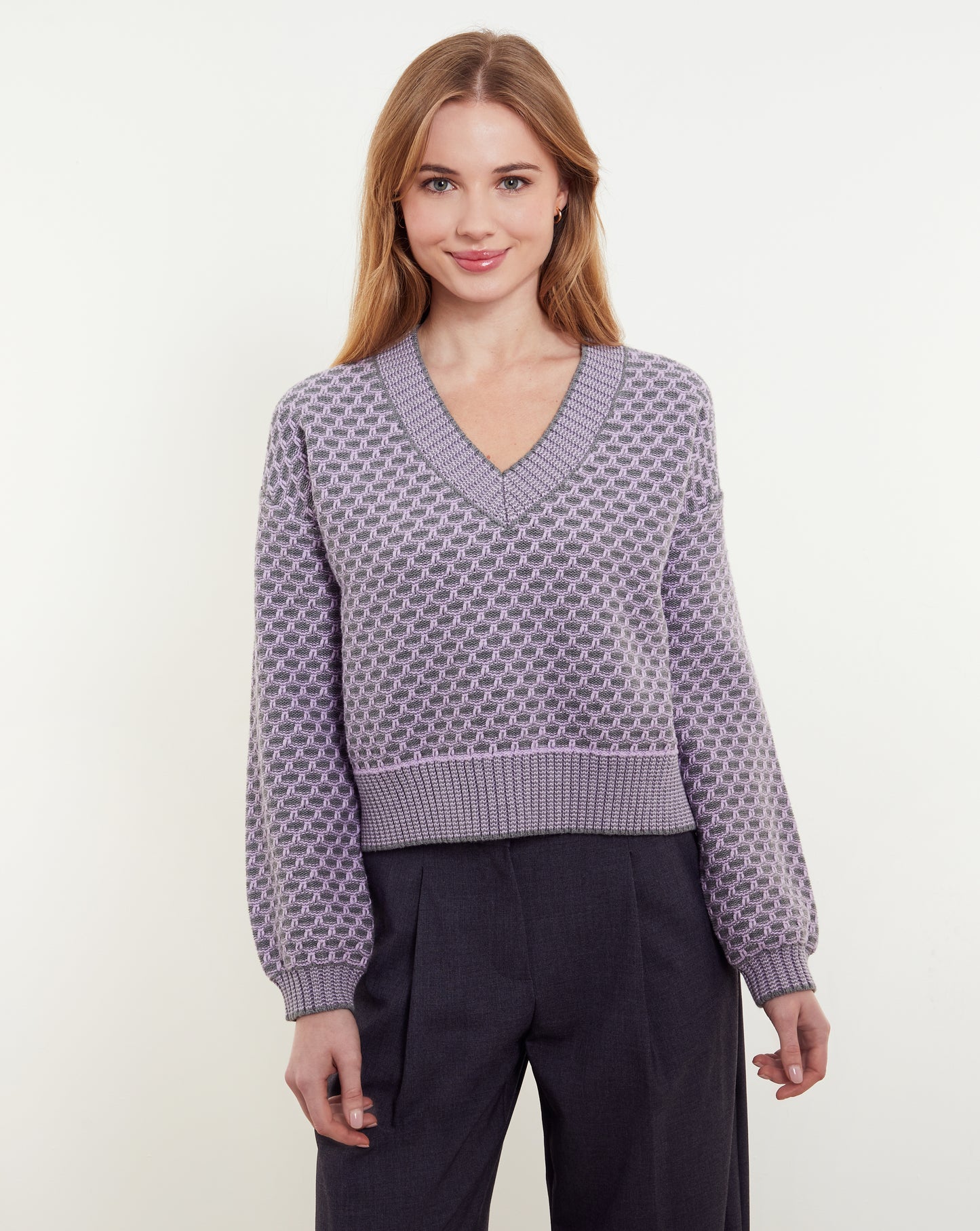Brynn Stitch V-Neck
