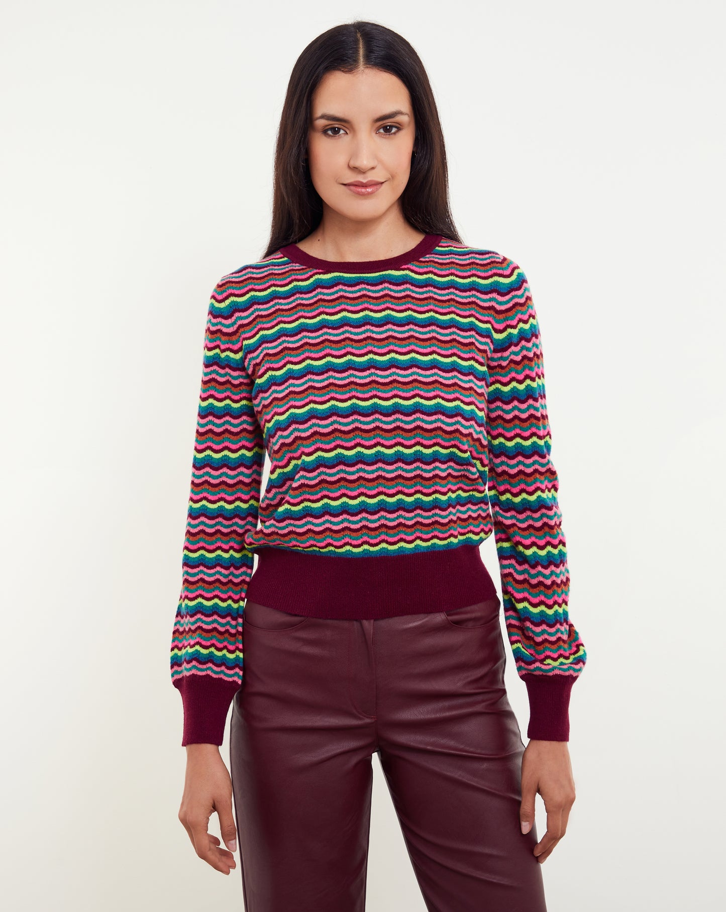 Cassie Wave Stitch Crew