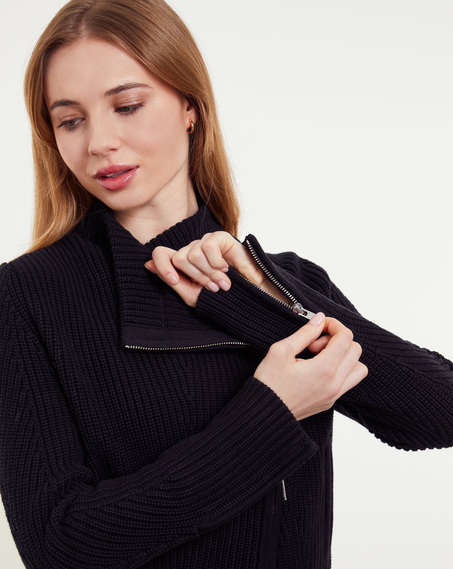 Naya Ribbed Biker Jacket