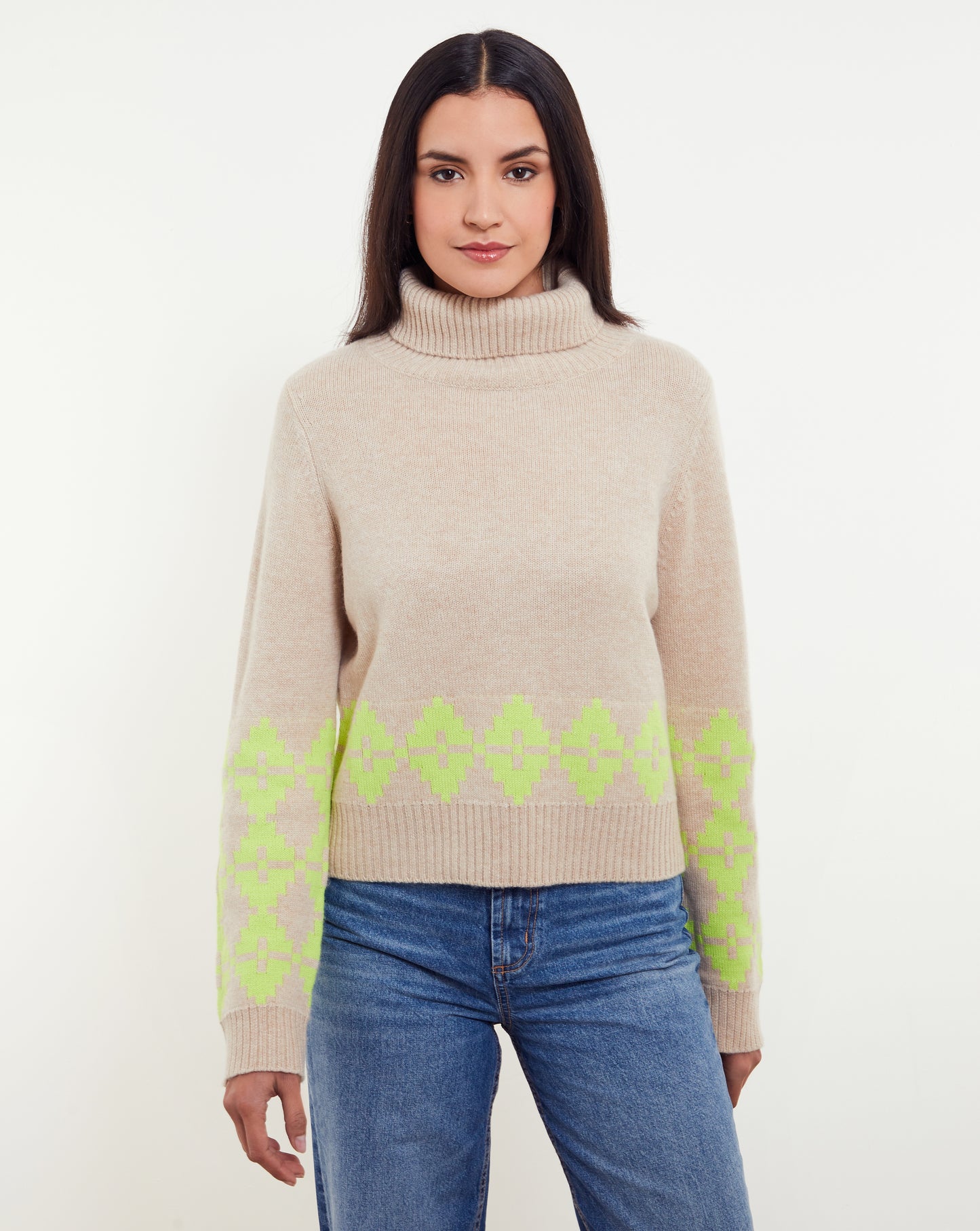 Noah Geo Turtleneck