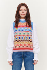 Load image into Gallery viewer, HARPER FAIR ISLE VEST
