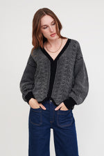 Load image into Gallery viewer, FRANKIE WAVE RIB CARDIGAN
