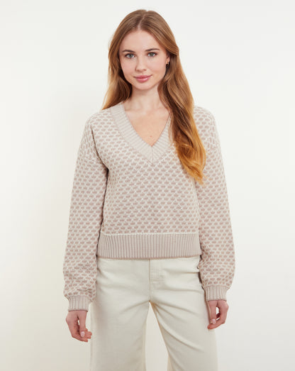 Brynn Stitch V-Neck