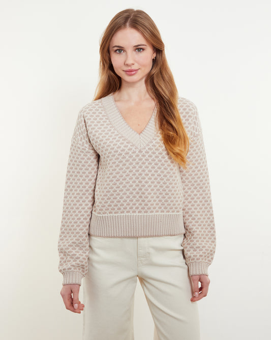 Brynn Stitch V-Neck