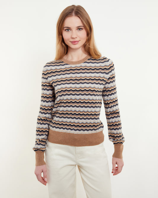 Cassie Wave Stitch Crew