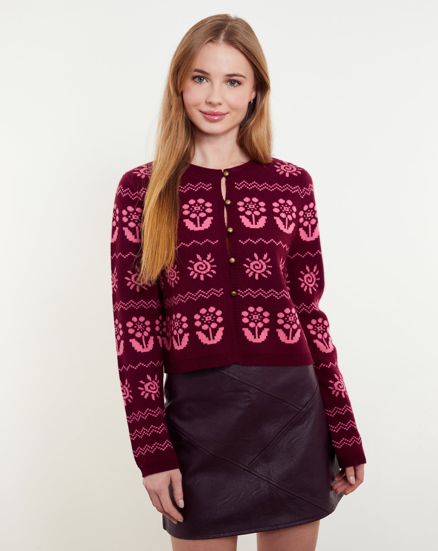 Evelyn Floral Motif Cardi