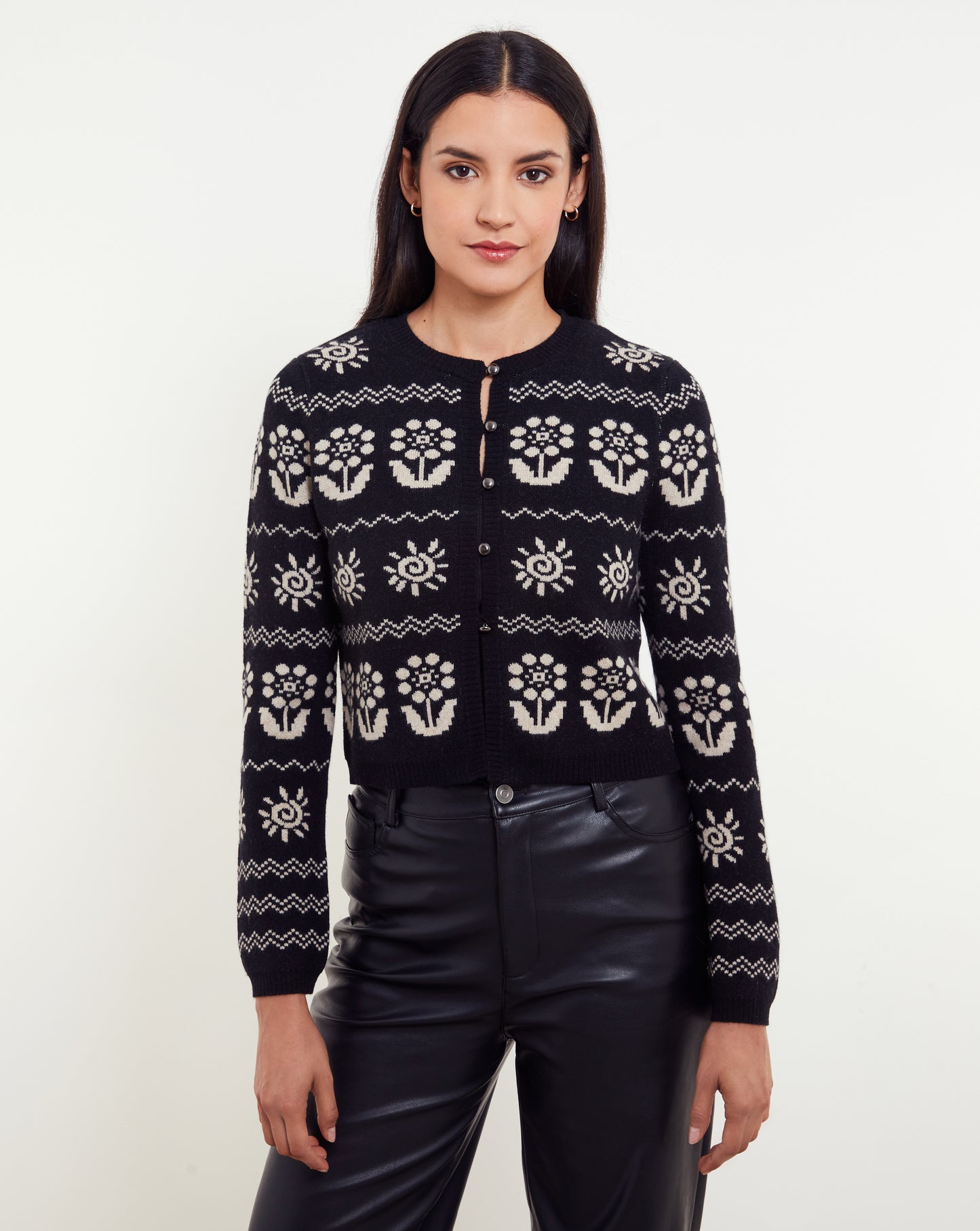 Evelyn Floral Motif Cardi