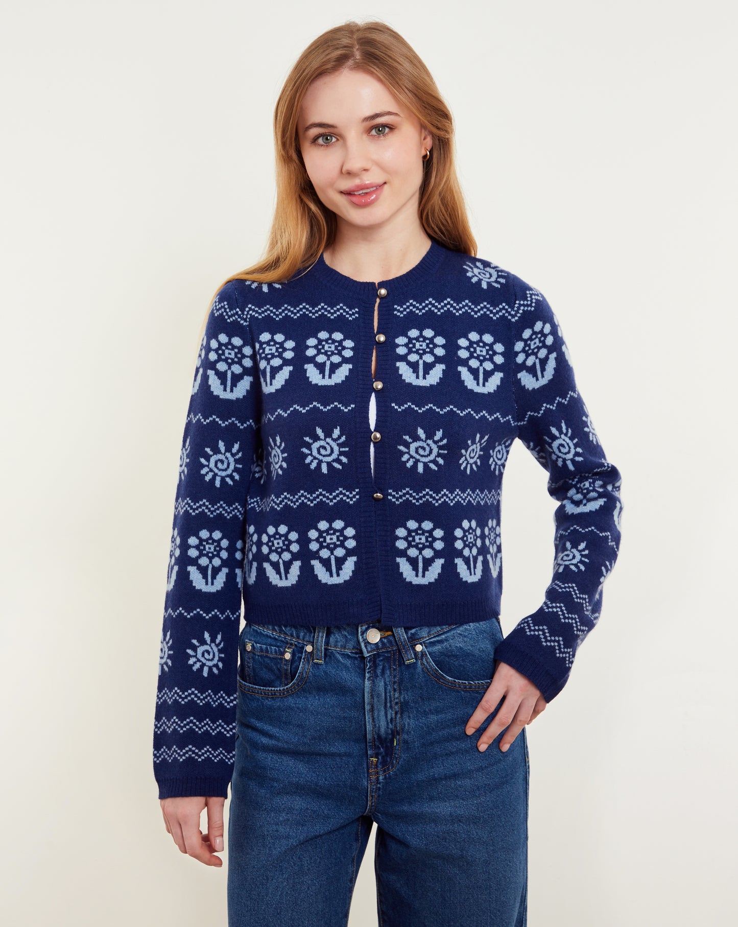 Evelyn Floral Motif Cardi