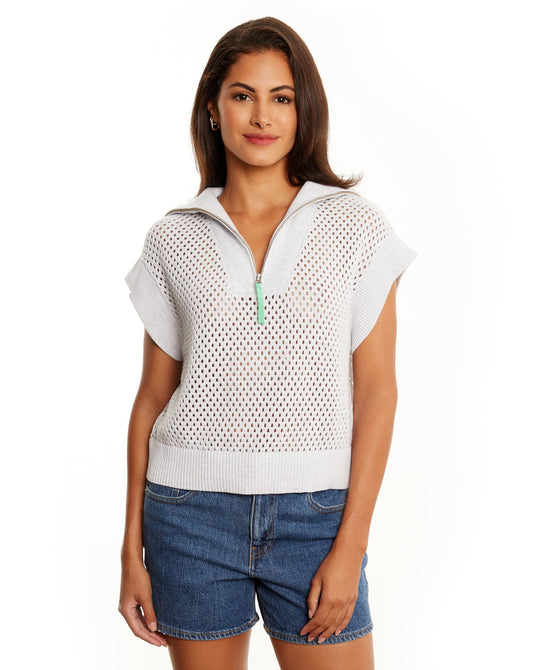 Azalea Mesh Stitch Quarter Zip