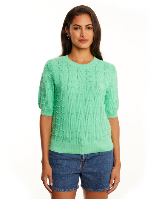 Tilda Chevron Stitch Crew Tee