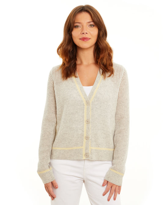 Tegan Mesh V-Cardi