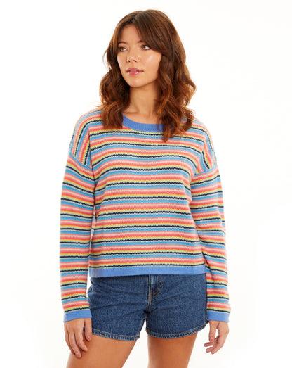 Norah Stitch Stripe Crew