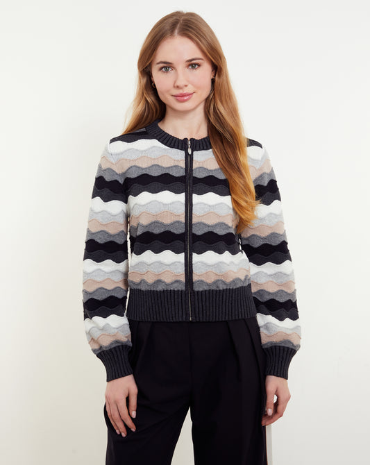 Saskia Wave Zip Bomber