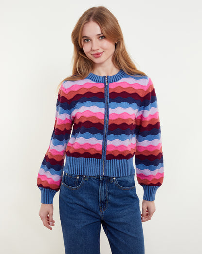 Saskia Wave Zip Bomber