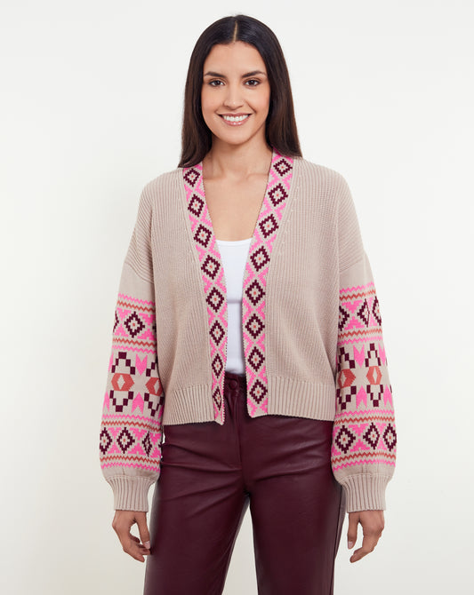 Thea Aztec Edge To Edge Cardi